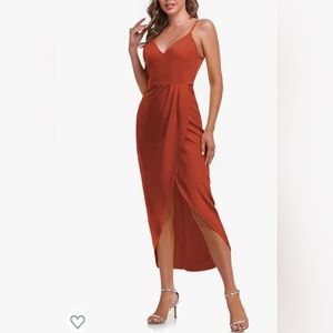 Terracotta formal dress NWT